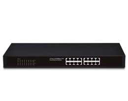 16口兆非管理型POE以太网交换机