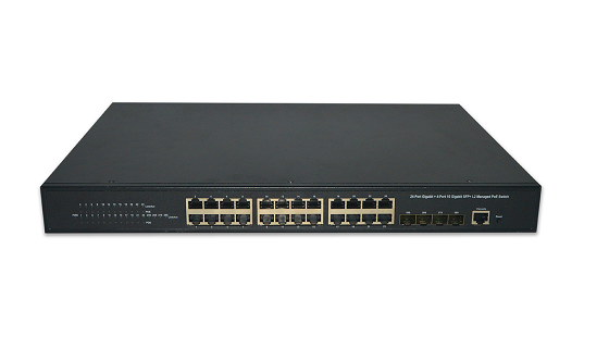 <b>恒茂高科FULLRIVER 24口千兆+4个万兆SFP+口带弱三层</b>