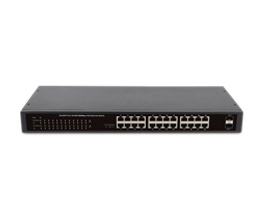 24口+2口 SFP PoE绿色以太网千兆交换机