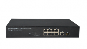 8口百兆+1口千兆combo管理型交换机