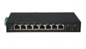 <b>8口千兆+2个千兆SFP口工业级以太网交换机</b>