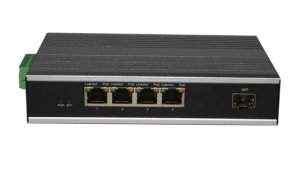 4口千兆+1个千兆SFP口工业级PoE以太网交换机