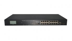 16口10/100Mbps + 1口千兆Combo 可视多模式 PoE非管理型