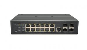 12口千兆+4个千兆SFP口 二层管理型工业级交换机