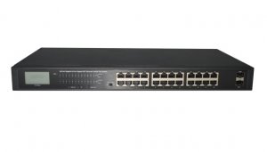 <b>24口千兆+2个千兆SFP口以太网非管理型可视POE交换</b>